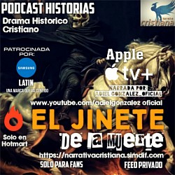 El Jinete de la Muerte en IVOOX, Audible de Amazon, en hotmart: US$:20,00., , Ahora En Apple TV +